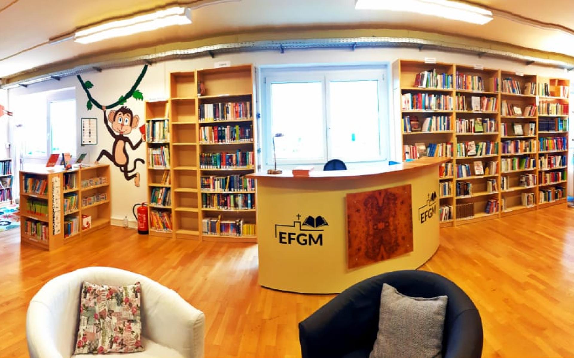 Panoramafoto Bibliothek