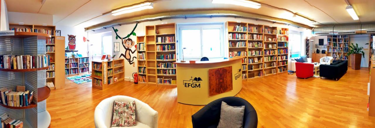Panoramafoto Bibliothek